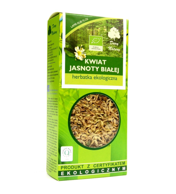 Jasnota biała kwiat BIO 25g DARY NATURY