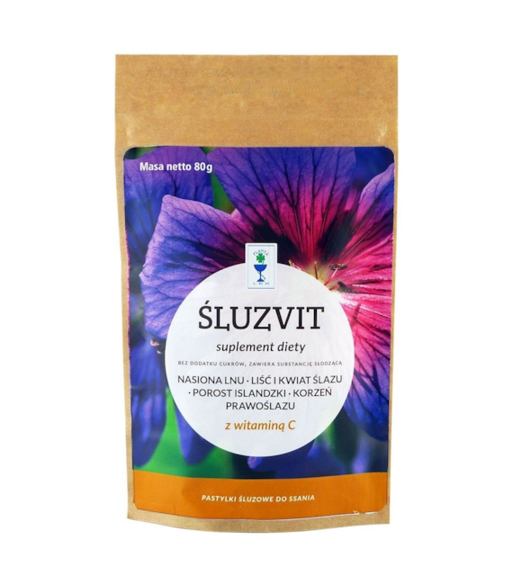 Śluzvit pastylki bez cukru 80g (doypack) PLANTA-LEK