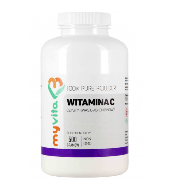 MyVita Witamina C proszek 500g - kwas L-Askorbinowy