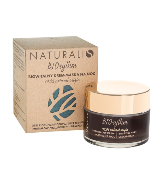 BIOrythm Biowitalny krem-maska na noc z olejem z opuncji figowej 50ml NATURALIS