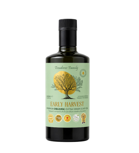LADI Oliwa z oliwek extra virgin z wczesnych zbiorów BIO 500ml TSOUDEROS LTD