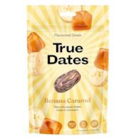 TRUE DATES Banana Caramel 100g - daktyle o smaku banana i karmelu