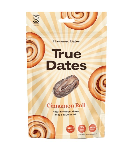TRUE DATES Cinnamon Roll 100g - daktyle o smaku cynamonki