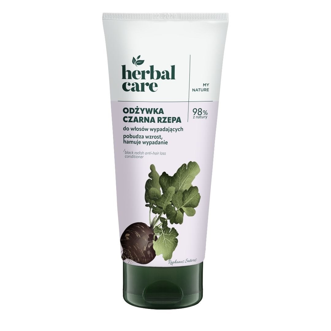 HERBAL CARE Odżywka CZARNA RZEPA do włosów wypadających tuba 200ml FARMONA