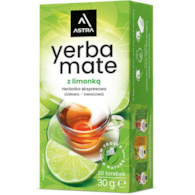 YERBA MATE z limonką herbatka 20*1,5g ASTRA