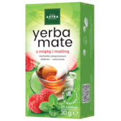 YERBA MATE z miętą i maliną herbatka 20*1,5g ASTRA