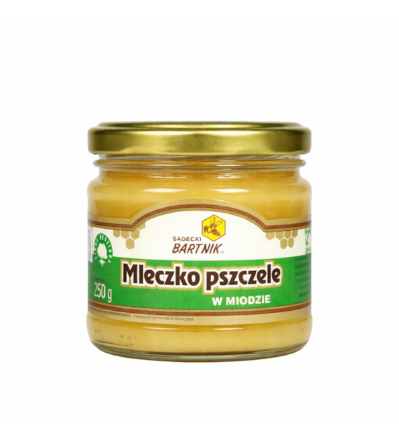 BARTNIK Miód z mleczkiem 250g