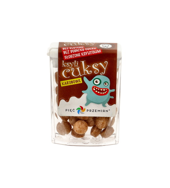 PIĘĆ PRZEMIAN Cuksy z karobem z ksylitolem 13g.