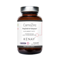 KENAY CarnoZinc PepZinGI & Pylopass 60 kaps. - kompleks karnozyny, cynku i Limosilactobacillus reuteri