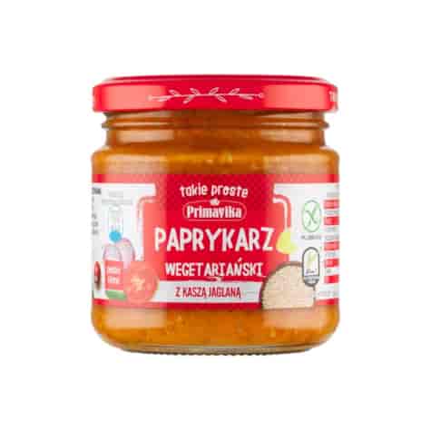 PRIMAVIKA Paprykarz wegetariański z kaszą jaglaną 160g