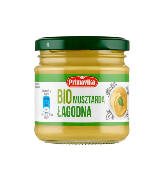 PRIMAVIKA Musztarda łagodna BIO 170g
