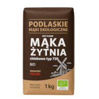 Mąka żytnia chlebowa typ 720 BIO 1kg BIOLIFE - PODLASKIE EKOLOGICZNE