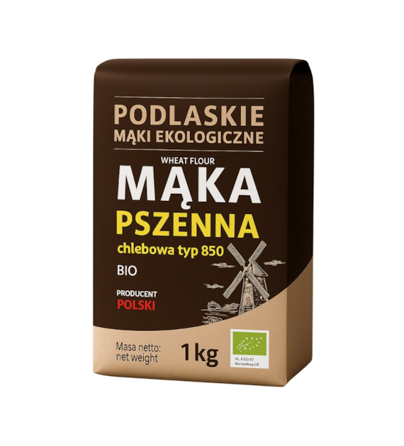 Mąka pszenna chlebowa typ 850 BIO 1kg BIOLIFE - PODLASKIE EKOLOGICZNE