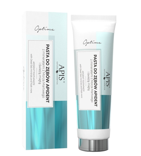 APIS pasta do zębów APIDENT z minerałami z Morza Martwego (bez fluoru) 100ml