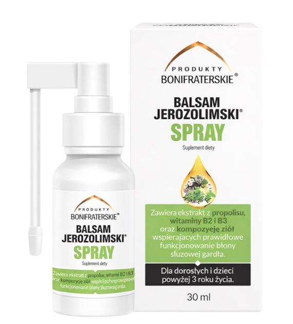 Balsam Jerozolimski spray 30ml PRODUKTY BONIFRATERSKIE