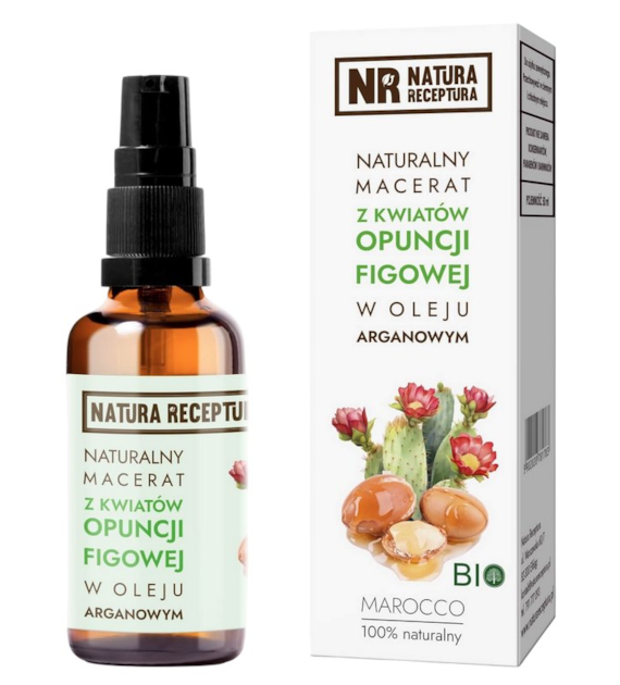 Macerat z kwiatów opuncji figowej w oleju arganowym 50ml NATURA RECEPTURA