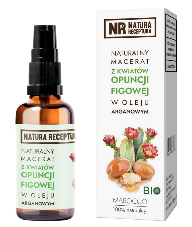 Macerat z kwiatów opuncji figowej w oleju arganowym 50ml NATURA RECEPTURA