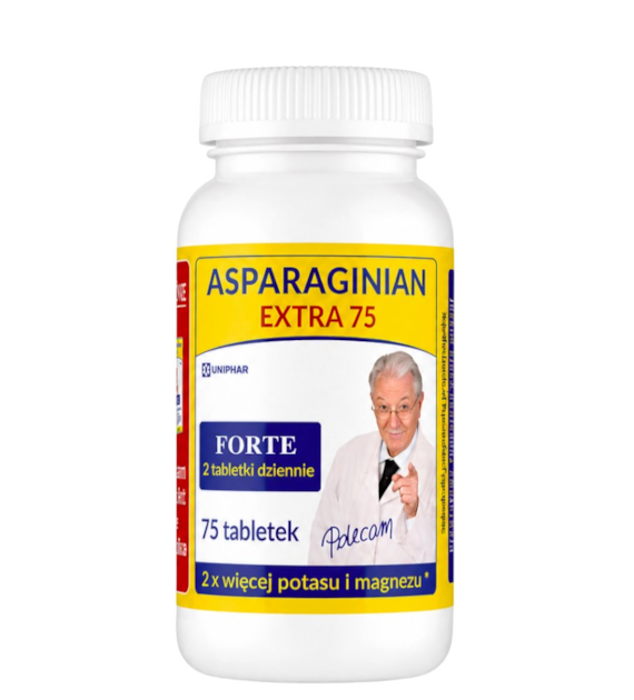 Asparaginian Extra 75 tabl. UNIPHAR