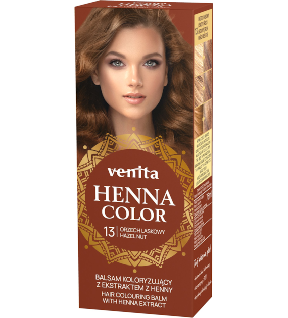 VENITA henna tuba nr 13 orzech laskowy 75ml - balsam koloryzujący