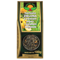 NATURA-WITA Herbata zielona z owocem pigwy i kwiatem krokosza 100g