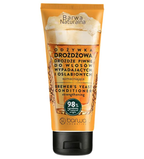 Odżywka drożdżowa w tubie do włosów wypadających i osłabionych 200ml BARWA NATURALNA
