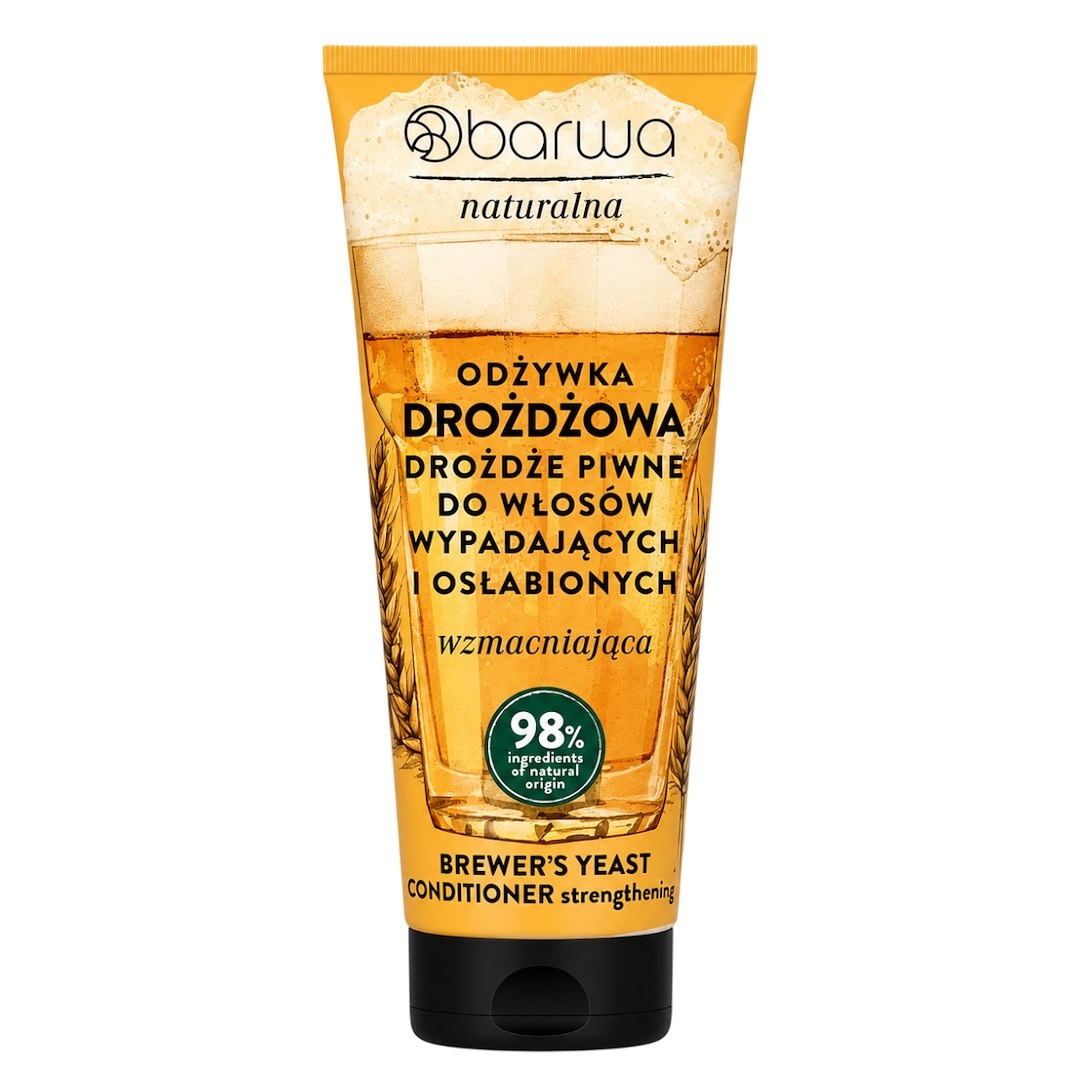 Odżywka drożdżowa w tubie do włosów wypadających i osłabionych 200ml BARWA NATURALNA