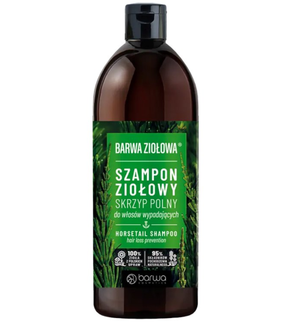 Szampon skrzyp polny do włosów wypadających 480ml BARWA ZIOŁOWA