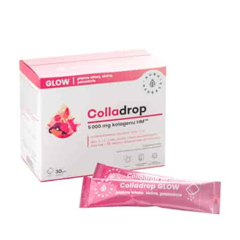 AURA HERBALS Colladrop GLOW saszetki - kolagen morski 5000mg, 30 sasz.