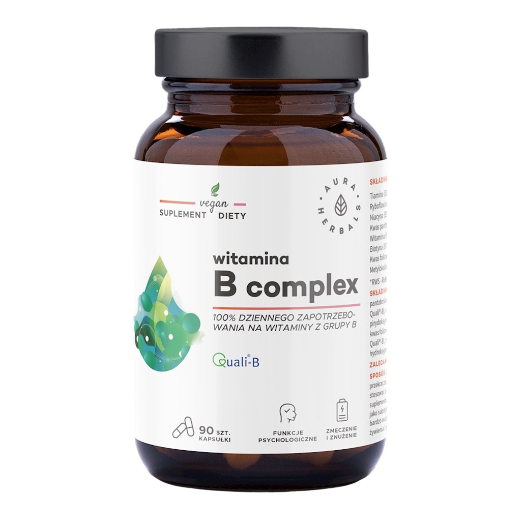 AURA HERBALS Witamina B Complex 90 kaps.