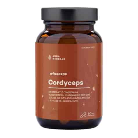 AURA HERBALS Mycodrop Cordyceps 60 kaps.