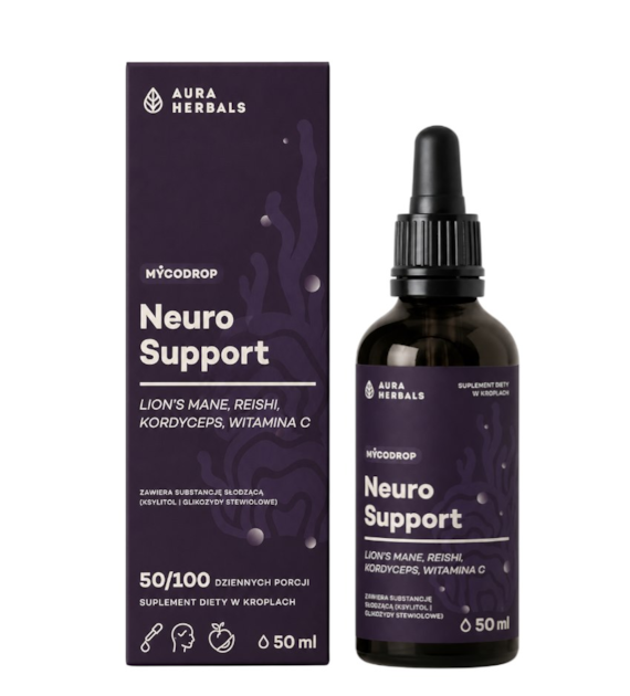 AURA HERBALS Mycodrop Neuro Support krople 50ml