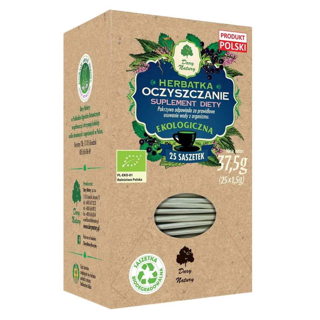 Herbatka Oczyszczanie fix BIO 25*1,5g DARY NATURY