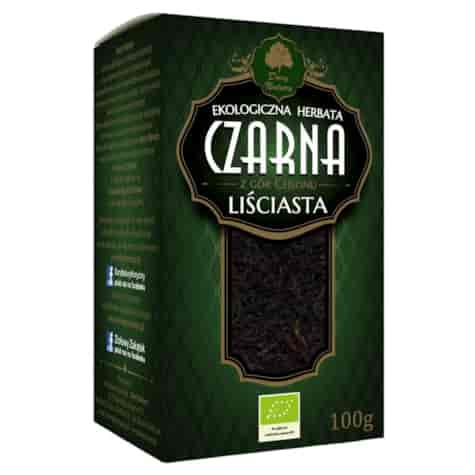 Herbata Czarna cejlońska liściasta BIO 100g DARY NATURY