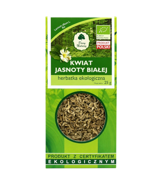 Jasnota biała kwiat BIO 25g DARY NATURY