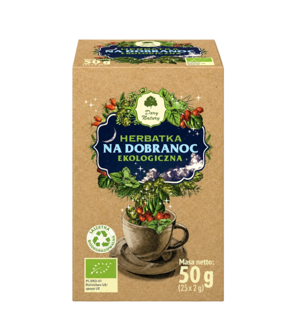 Herbatka na Dobranoc fix BIO 25*2g DARY NATURY