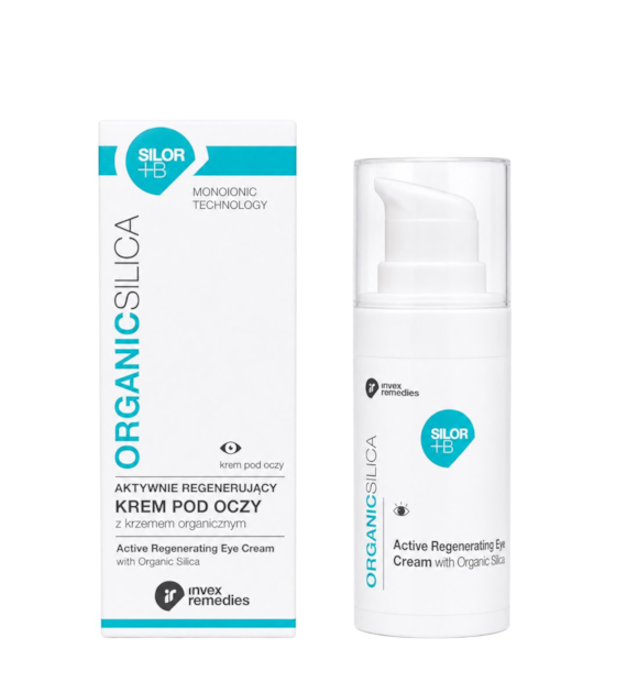 Aktywnie regenerujący krem pod oczy z krzemem organicznym SILOR+B 15ml INVEX REMEDIES