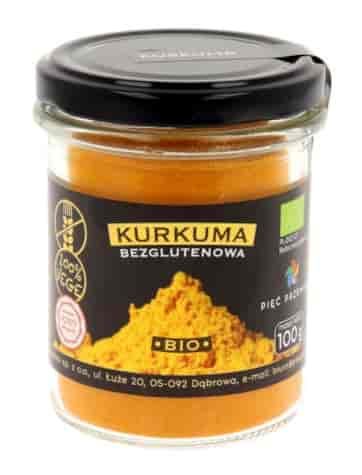 PIĘĆ PRZEMIAN Kurkuma bezglutenowa BIO 100g