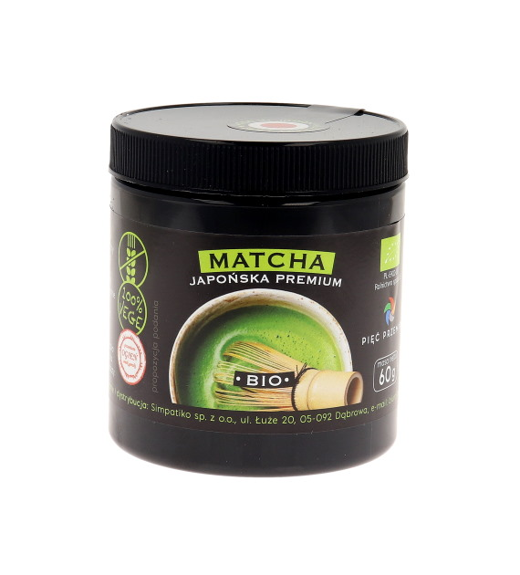 PIĘĆ PRZEMIAN Matcha Japońska premium BIO 60g