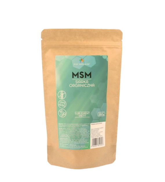 PIĘĆ PRZEMIAN MSM - siarka organiczna 250g