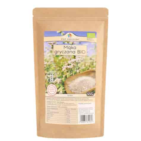 PIĘĆ PRZEMIAN Mąka gryczana BIAŁA bezglutenowa BIO 500g