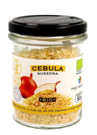 PIĘĆ PRZEMIAN Cebula suszona bezglutenowa BIO 50g