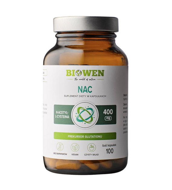 BIOWEN NAC 400mg, 100 kapsułek