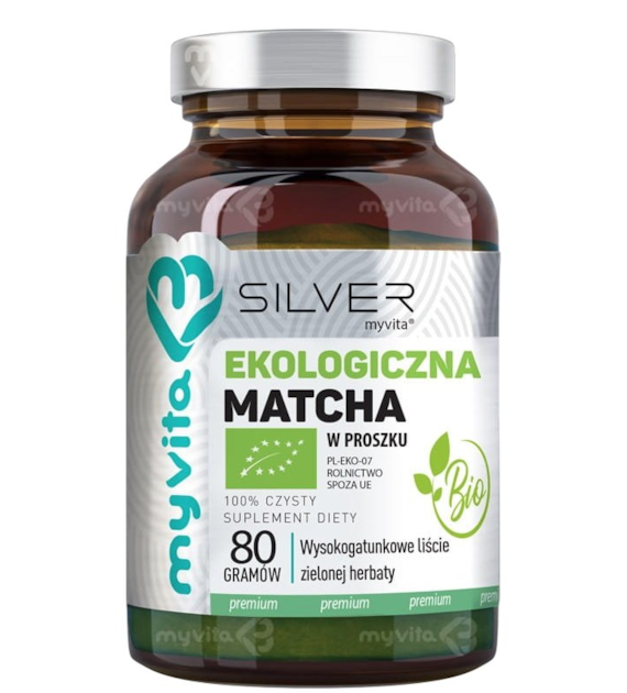 SILVER Matcha w proszku BIO 80g MyVita