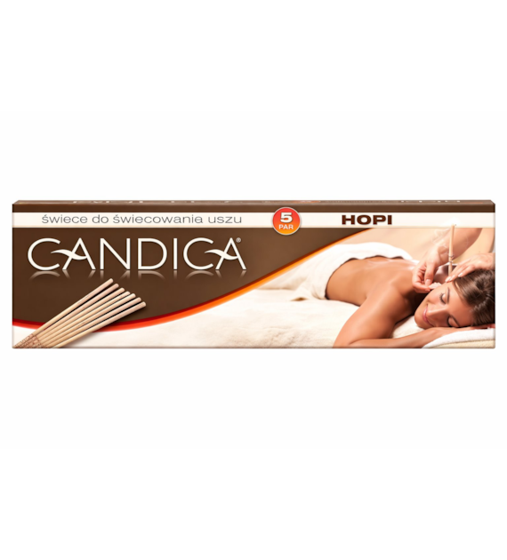 AURA HERBALS Świece do świecowania uszu HOPI Candica 5 par
