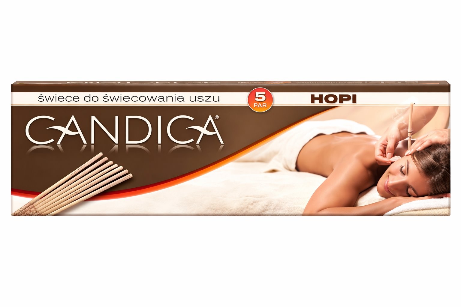 AURA HERBALS Świece do świecowania uszu HOPI Candica 5 par