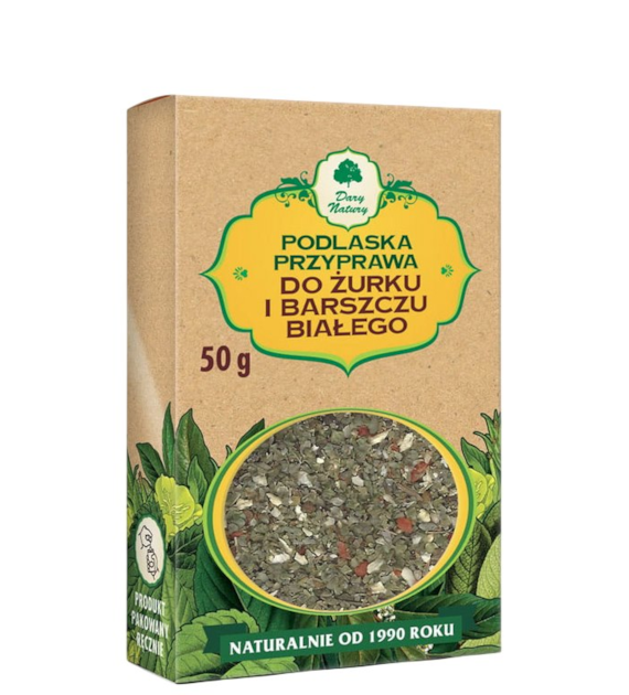 Przyprawa do żurku i barszczu białego 50g DARY NATURY