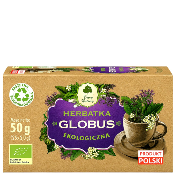 Herbatka Globus fix BIO 25*2g DARY NATURY