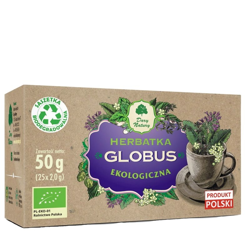 Herbatka Globus fix BIO 25*2g DARY NATURY