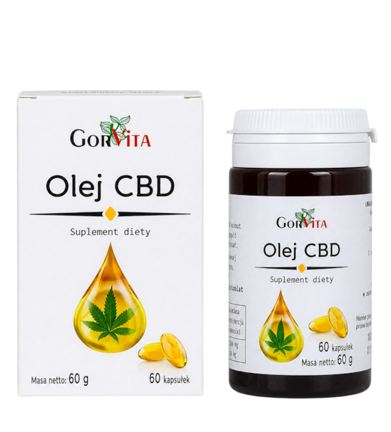 GORVITA Olej CBD w kapsułkach 60 kaps.