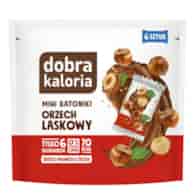 DOBRA KALORIA Mini batoniki orzech laskowy i czekolada 6x18g KUBARA